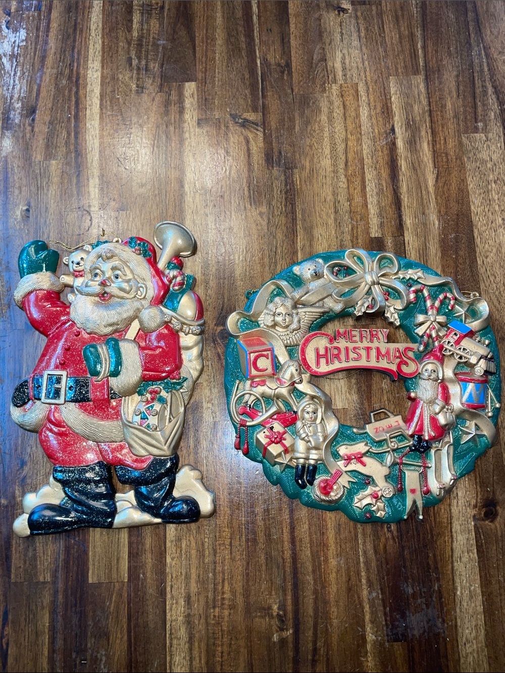 Vintage 1960’s Plastic Christmas Decor